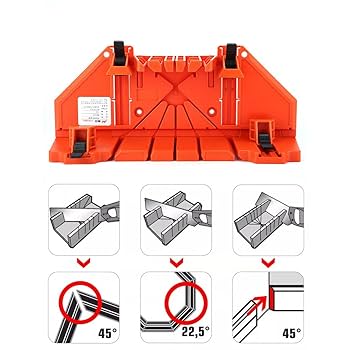 Joyzan Miter Box, Woodworking Clamping Mitre Saw Box